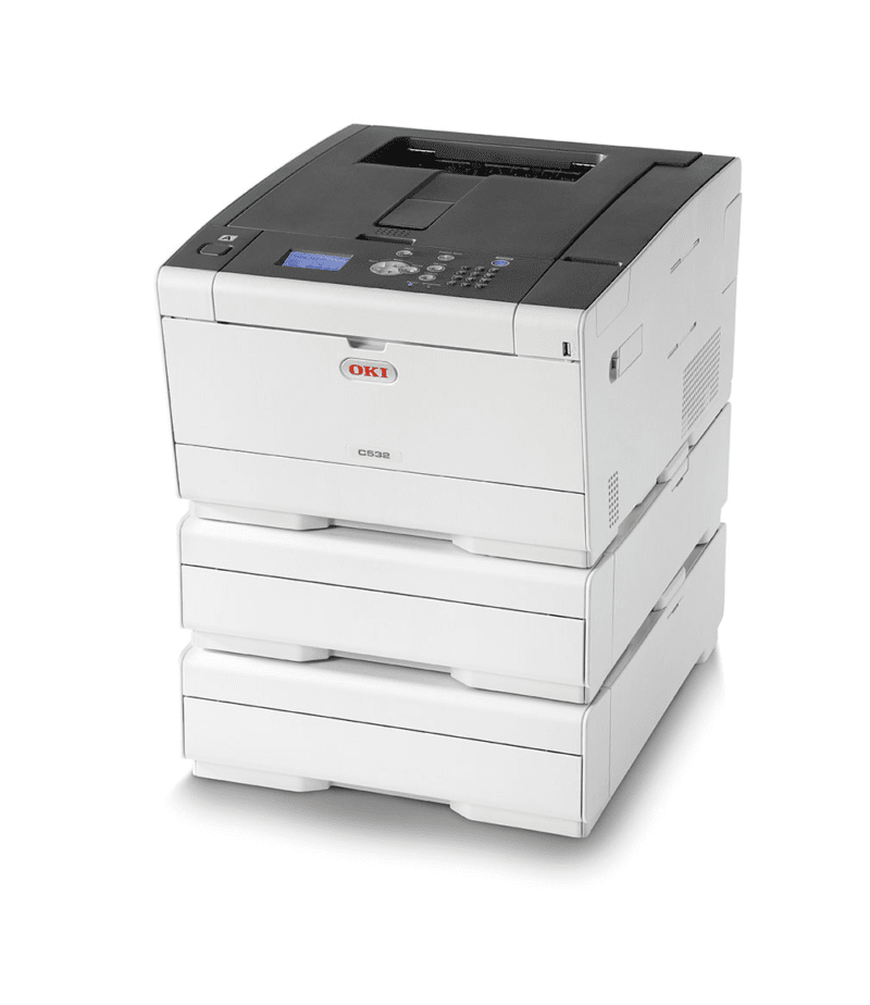 OKI C532dn A4 Printer 2nd 3rd tray