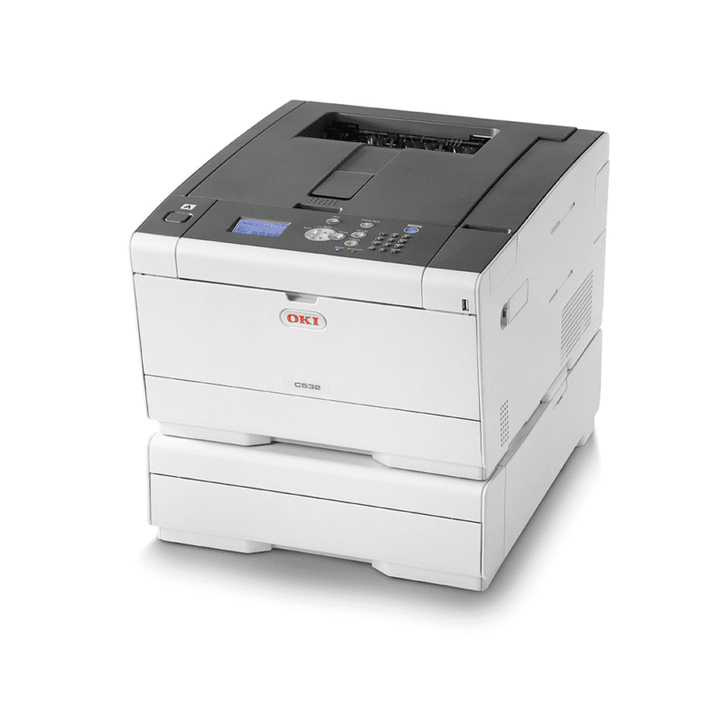 OKI C532dn A4 Color Laser Printer 2nd tray