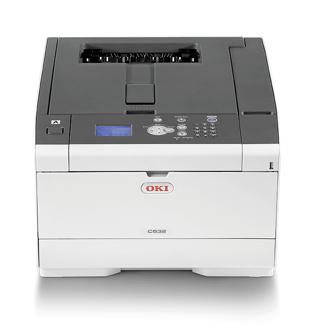 OKI C532dn A4 Color Laser Printer Front