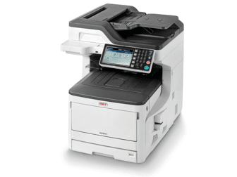 OKI MC853dnct A3 Colour Printer left