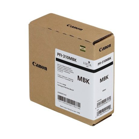 Canon (Original) PFI-310 MBK Pigment Matte Black Ink Tank 330ml for TX Models