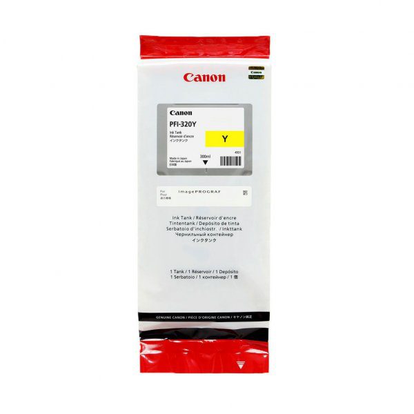 Canon (Original) PFI-320Y YELLOW INK FOR TM RANGE - 300ML