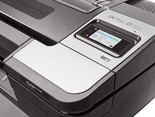 HP DesignJet T1700 44" printer screen