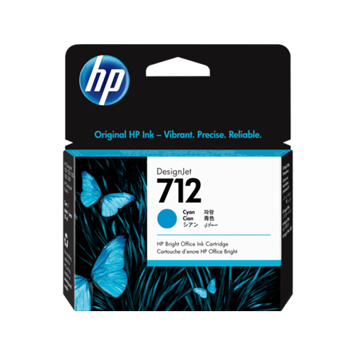 HP 712 29ml Cyan DesignJet Ink Cartridge