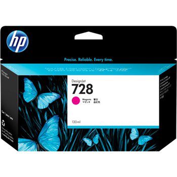 HP 728 130ml Magenta DesignJet Ink Cartridge