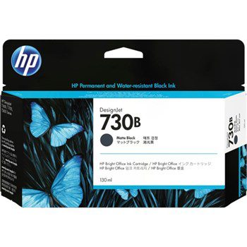 HP 730B 130ml Matte Black DesignJet Ink Cartridge