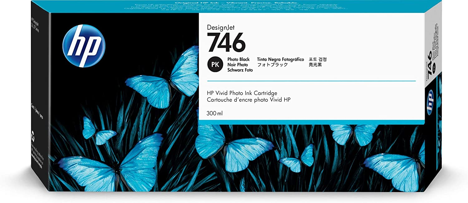 HP 746B 300ml Photo Black DesignJet Ink