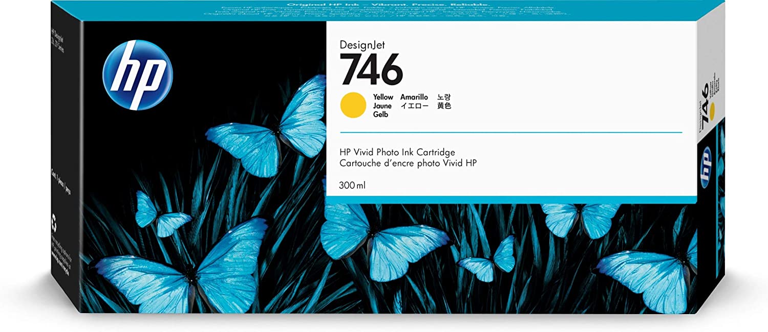 HP 746B 300ml Yellow DesignJet Ink