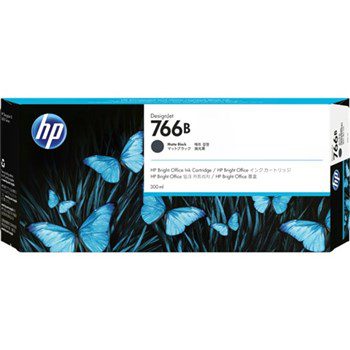 HP 766B 300ml Matte Black DesignJet ink Cartridge